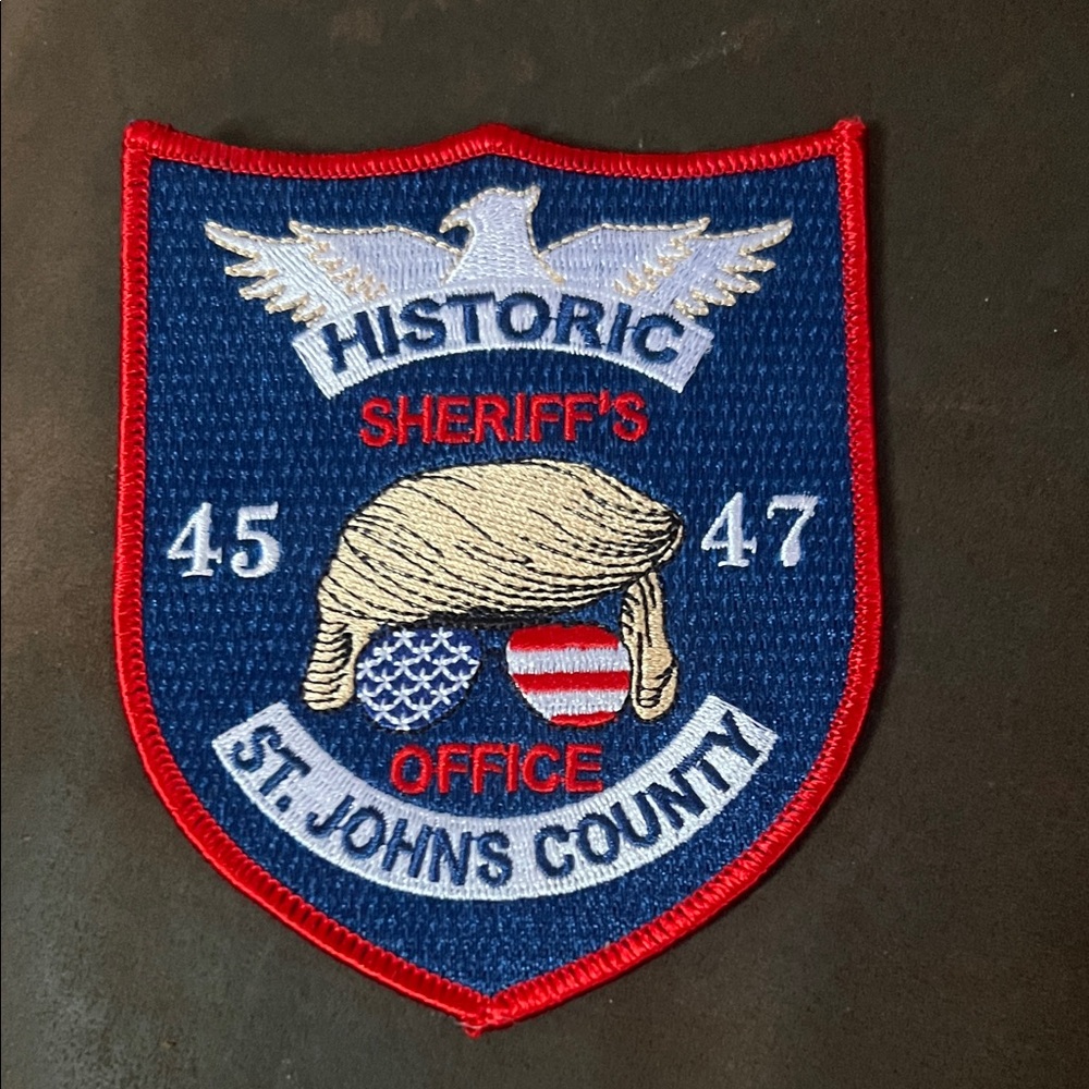 Trump st. Johns county fla sheriffs office patch